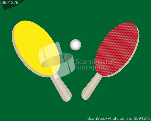 Image of two tennis rackets