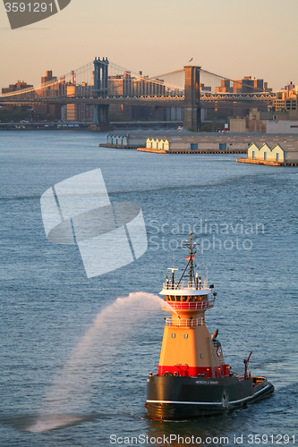Image of Tugboat in East River