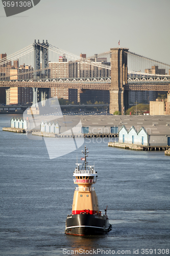 Image of Tugboat in New York City