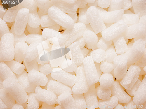 Image of Retro look White polystyrene beads background