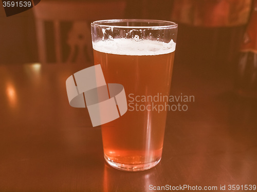 Image of Retro looking Bitter beer