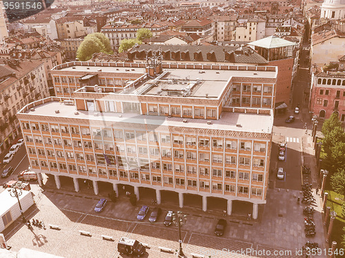 Image of Retro looking Turin municipal building