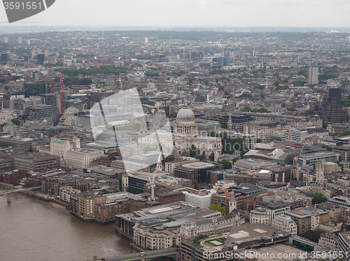 Image of Aerial view of London