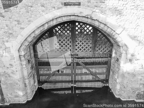 Image of Black and white Tower of London