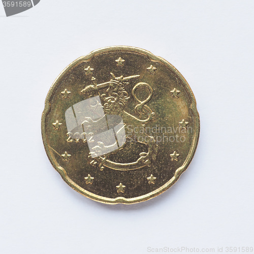 Image of Finnish 20 cent coin