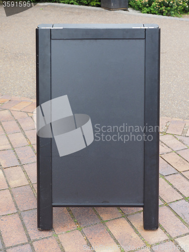 Image of Blank blackboard