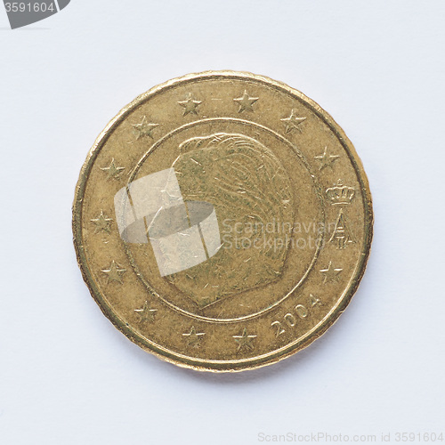 Image of Belgian 50 cent coin