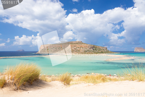 Image of Balos beach at Crete island in Greece