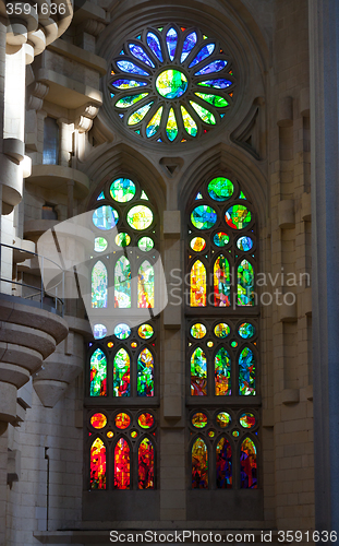 Image of Church windows interior