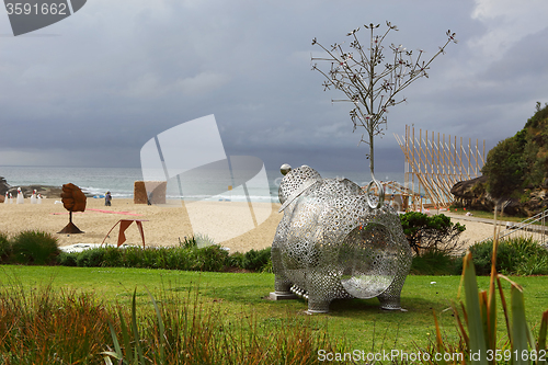 Image of Sculpture by the Sea - Pig of Fotrune 2