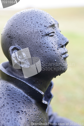 Image of Sculpture by the Sea - Man on Ball