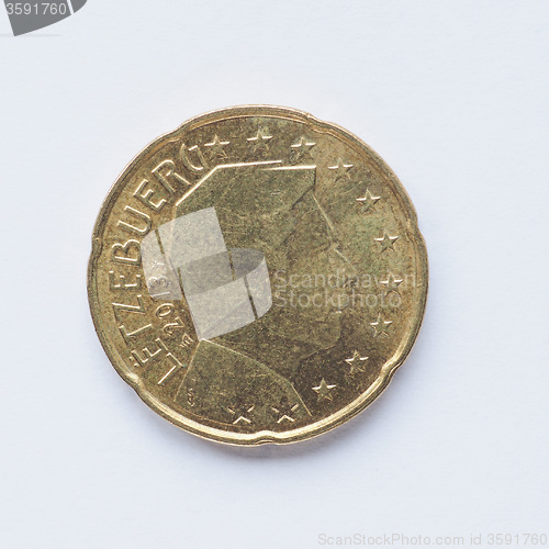 Image of Luxembourg 20 cent coin
