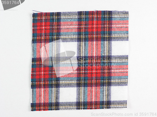 Image of Tartan fabric sample