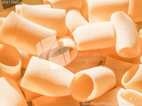 Image of Retro looking Paccheri pasta