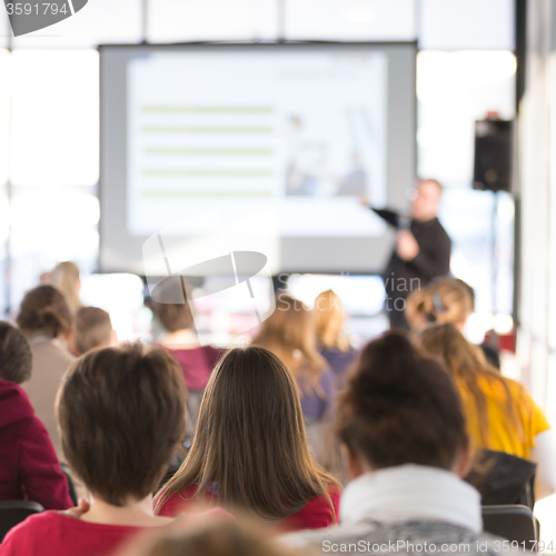 Image of Audience in the lecture hall.