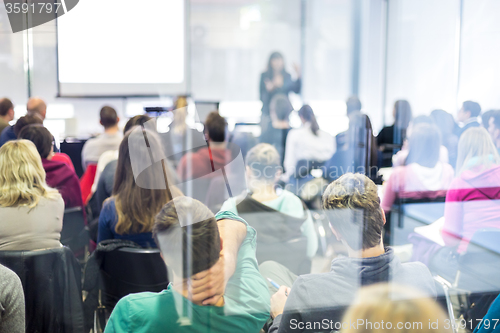 Image of Audience in the lecture hall.