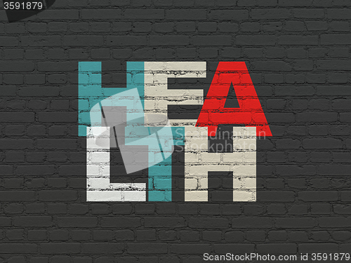 Image of Healthcare concept: Health on wall background