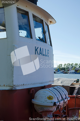 Image of Wheelhouse on boat