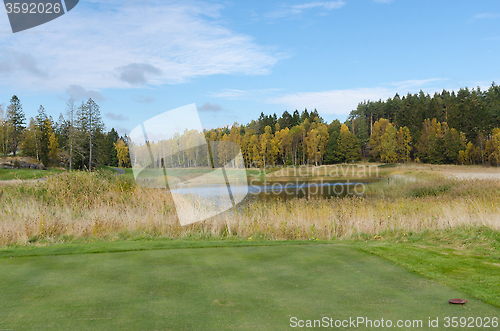 Image of Autumn at golf course