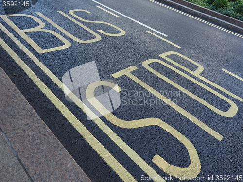 Image of Bus stop sign