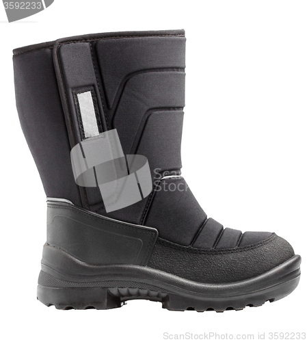 Image of Kids snow boots isolated