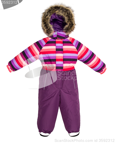 Image of Childrens snowsuit fall