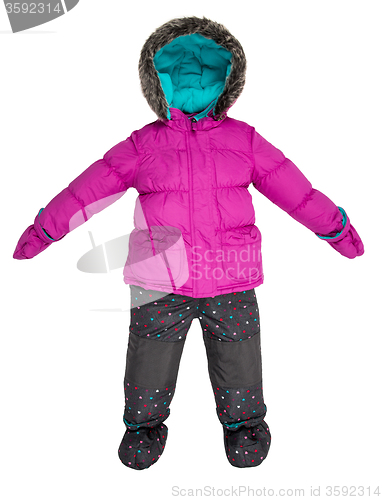 Image of Childrens snowsuit fall