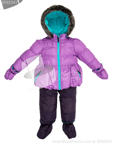 Image of Childrens snowsuit fall