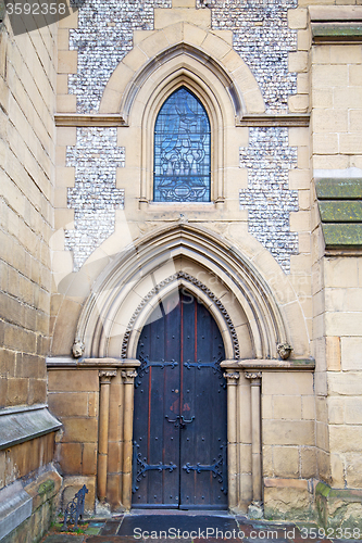 Image of door southwark  in london england old  