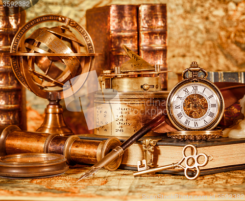 Image of Vintage still life.