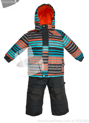 Image of Childrens snowsuit fall