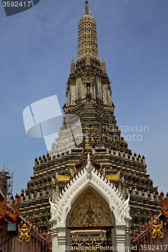 Image of asia  thailand  in  bangkok sunny  temple abstract    sky      a