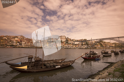 Image of EUROPE PORTUGAL PORTO RIBEIRA OLD TOWN DOURO RIVER