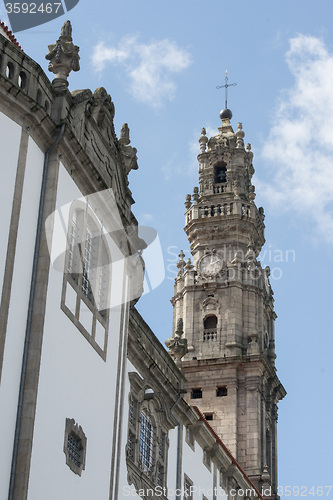 Image of EUROPE PORTUGAL PORTO RIBEIRA CHURCH IGREJA DOS CLERIGOS