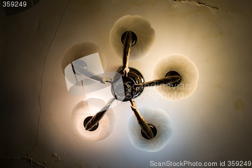 Image of Old luster on the cracked ceiling