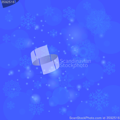 Image of Abstract Winter Snow Background. 