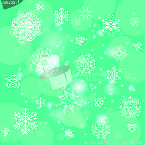 Image of Abstract Winter Snow Background