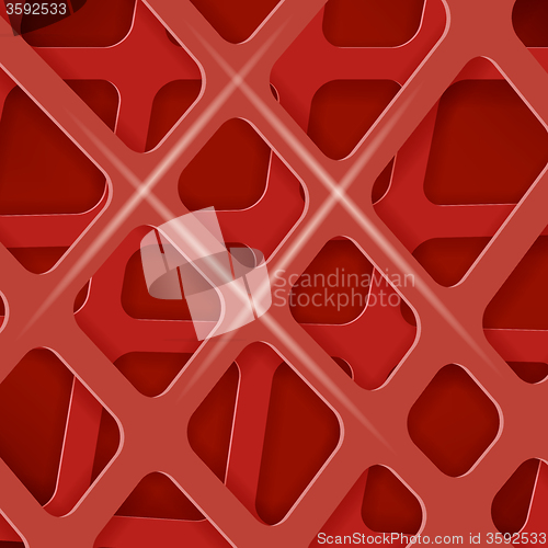 Image of Crossed Lines Abstract Red  Cover Background
