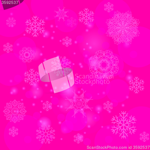 Image of Abstract Winter Pattern.