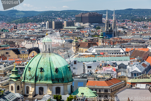 Image of Panorama of Vienna from St. Stephen\'s Cathedral