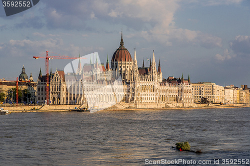 Image of The building of the Parliament in Budapest, Hungary