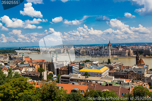 Image of The building of the Parliament in Budapest, Hungary