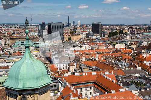 Image of Panorama of Vienna from St. Stephen\'s Cathedral