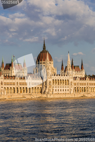 Image of The building of the Parliament in Budapest, Hungary