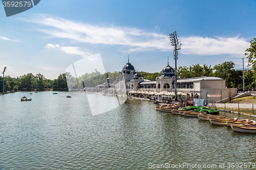 Image of The newly renovated Skating rink (now as lake) in the Main city 