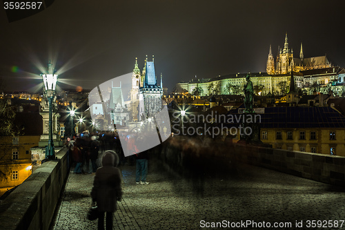 Image of Karlov or charles bridge in Prague