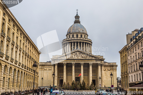 Image of View of Pantheon from place du Pantheon