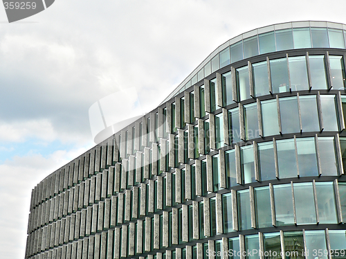 Image of Modern curvy building glass