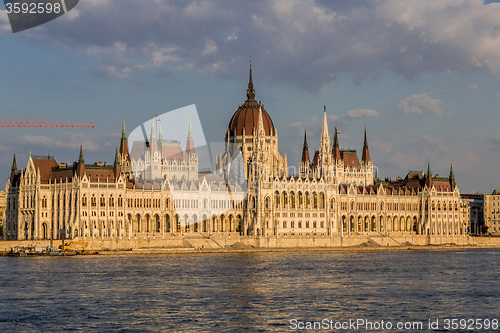 Image of The building of the Parliament in Budapest, Hungary