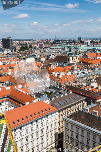 Image of Panorama of Vienna from St. Stephen\'s Cathedral